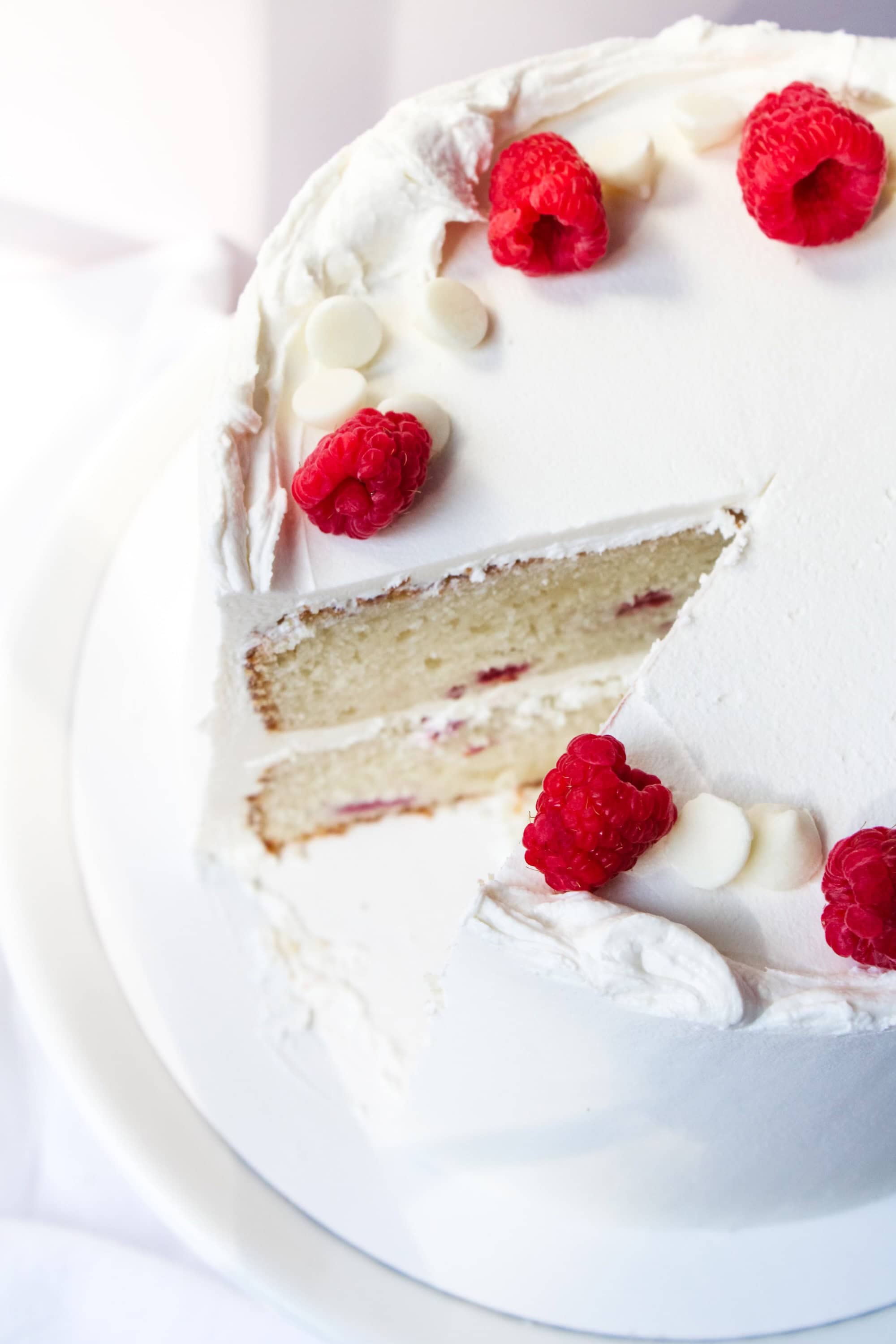 The Best White Chocolate Raspberry Cake Recipe